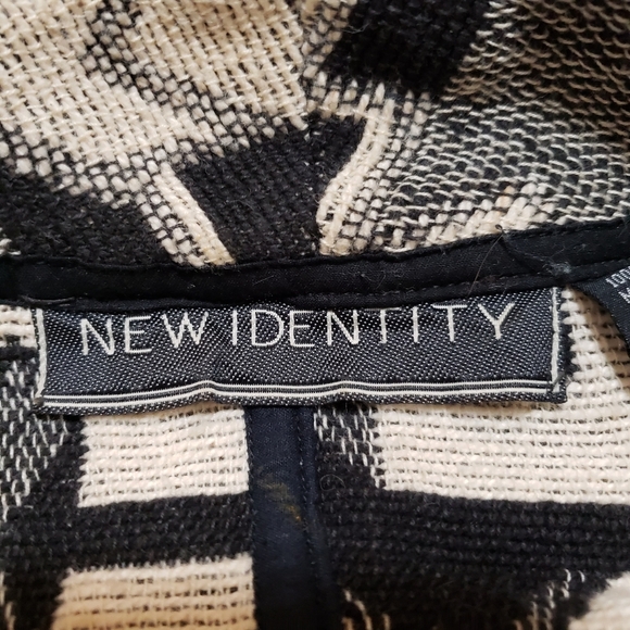 VTG jacket New Identity tapestry boho western cropped 90's - Picture 4 of 7